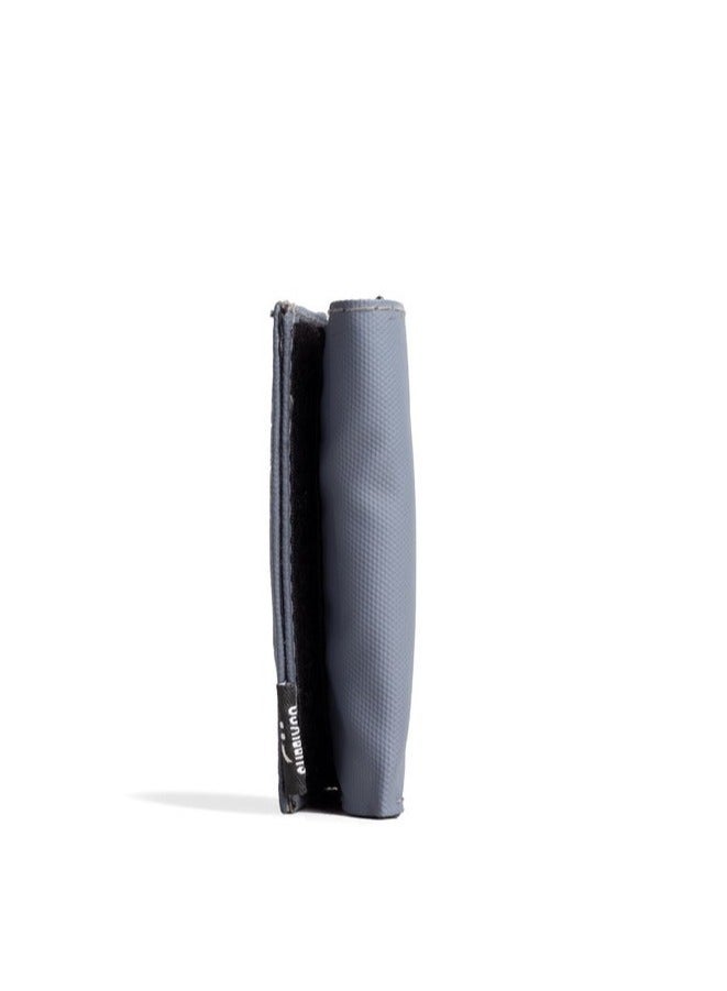 ايه ار سابلاي Ar Tri Wallet من Arij Bags | محفظة قماش مقاوم للمياه، تصميم ثلاثي الطي، 7 جيوب للكروت، جيب للنقود، حماية RFID، تصميم عملي للاستخدام اليومي (رمادي) - Image 4