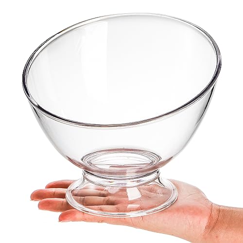 Frcctre 2 Pack Coffee Pods Holder, Plastic K Cup Holder Coffee Capsule Pods Storage Container Creamer Organizer, Round Serving Bowl Candy Dish Fruit Salad Bowl - Image 4