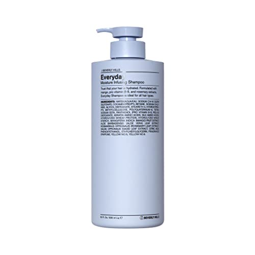 J Beverly Hills J Beverly Hills Blue Everyday Moisturizing Shampoo with Eucalyptus Oil for Hair Growth 32 Oz 