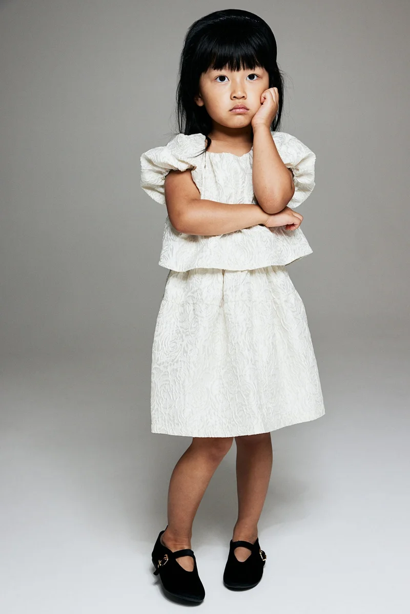 اتش اند ام 2-piece jacquard-weave set