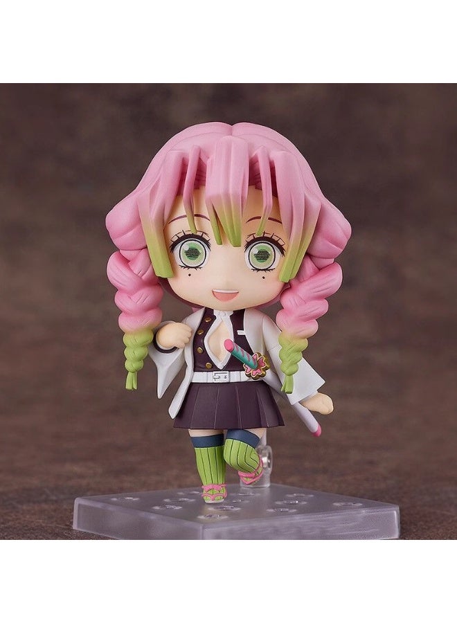 Demon Slayer Nendoroid #2217 Mitsuri Kanroji, Cute Articulated Figure, Anime Desktop Ornament, Boxed Collectible Gift（height：10 CM） - Image 1