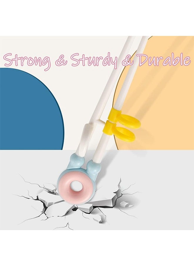 Generic - Toddler Training Plastic Chopsticks, Donut Cartoon DesignEasy to Use Learning Reusable Chopsticks Helper, for Kids Child Baby Adults Beginners - Image 1