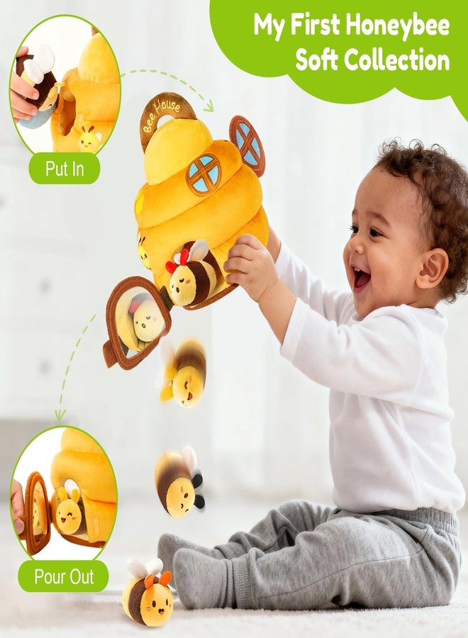 TOHIBEE Baby Toys 6-12 Months, Soft Beehive with 5 Sensory Bees Toys - Image 4