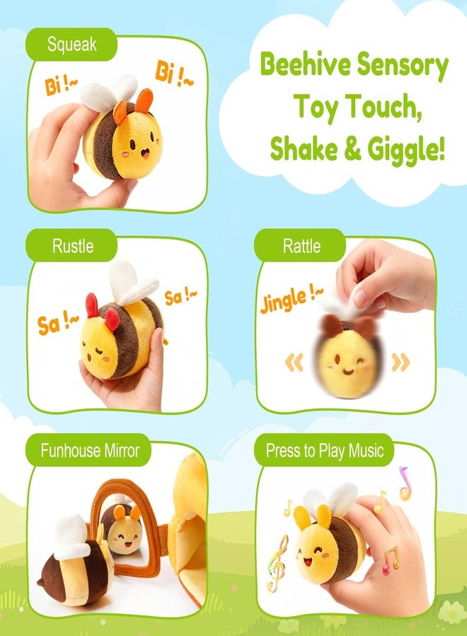 TOHIBEE Baby Toys 6-12 Months, Soft Beehive with 5 Sensory Bees Toys - Image 3
