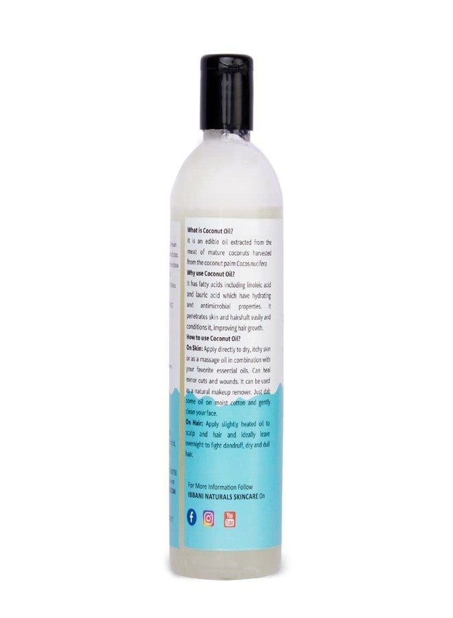IBBANI Naturals Coconut Oil For Hair (100% Pure and Cold Pressed Coconut Oil) 200 ml FSSAI Approved | Coconut hair oil - Image 3