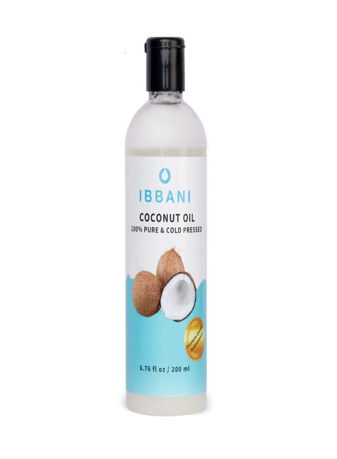 IBBANI Naturals Coconut Oil For Hair (100% Pure and Cold Pressed Coconut Oil) 200 ml FSSAI Approved | Coconut hair oil - Image 1
