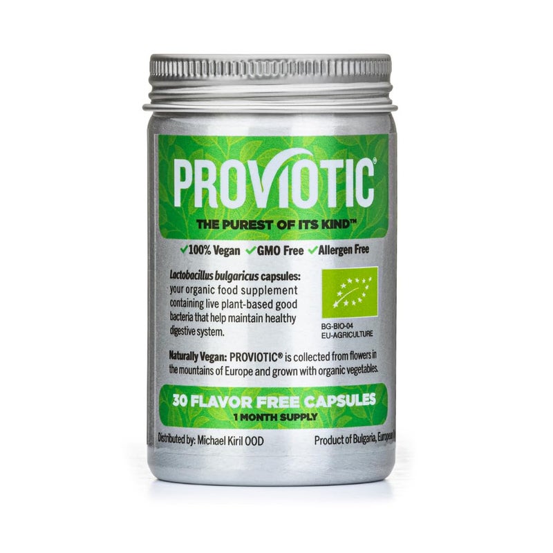 Proviotic Lactobacillus Vegan Probiotic Supplement with a Patented Formula for Digestive Health Immune Support for Healthy Gut Anti Bloating for Men and Women 30 Count Pack of 1