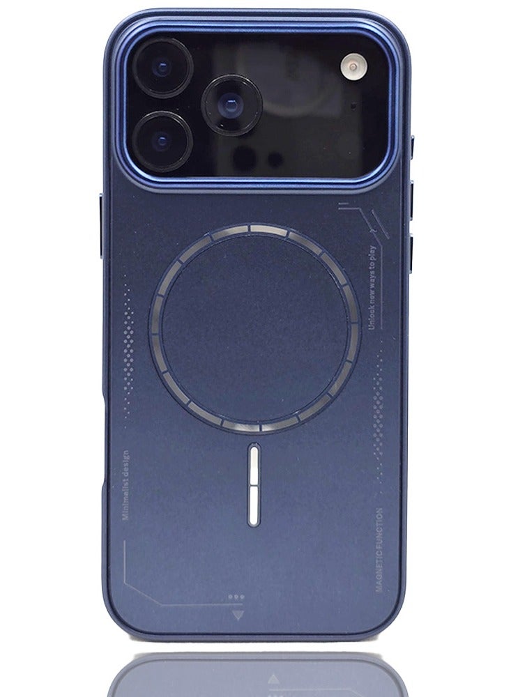 BlueFire 2025 iPhone 17 Pro Max Case, Slim Magnetic Ring Phone Cover [Shockproof & Waterproof] | Pure Color Frosted Design, Wireless Charging Compatible, Durable TPU+PC Protective Case - Image 2