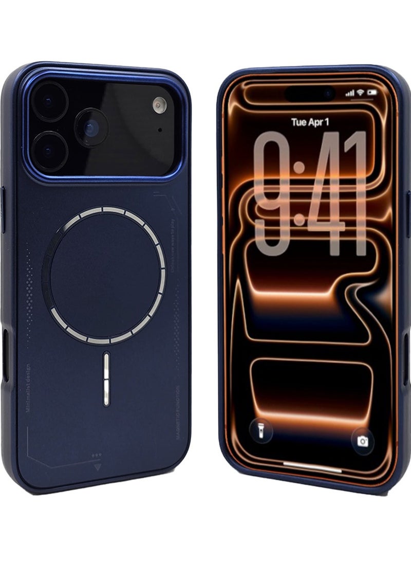 BlueFire 2025 iPhone 17 Pro Max Case, Slim Magnetic Ring Phone Cover [Shockproof & Waterproof] | Pure Color Frosted Design, Wireless Charging Compatible, Durable TPU+PC Protective Case - Image 1