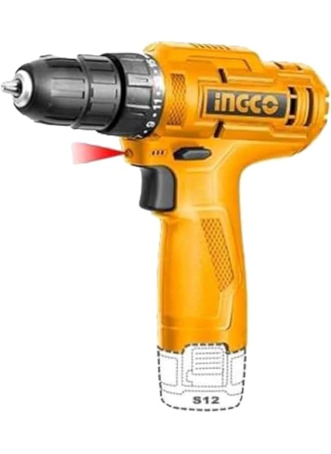 INGCO Cdli12428 Lithium Ion Cordless Drill 