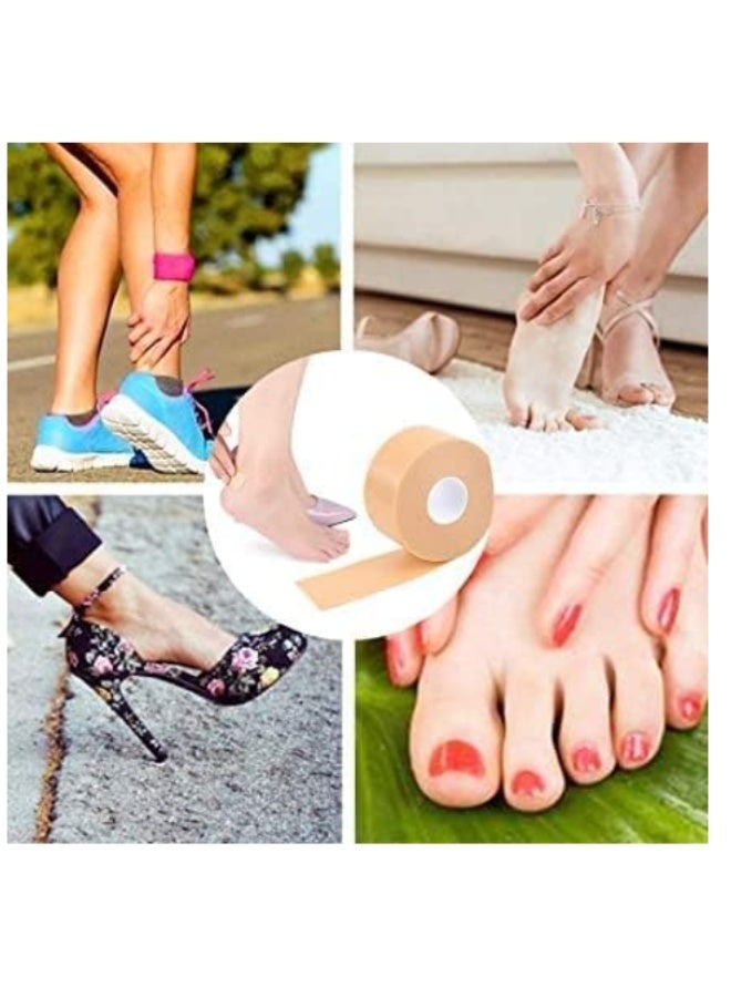 1 Roll Anti Blister Tape First Aid Water Proof Tape Anti Chafing Flexible Waterproof Foot Care Sticker Anti-Slip High Heel tape Doctor Tape 4.55M x 2.5cm - Image 5