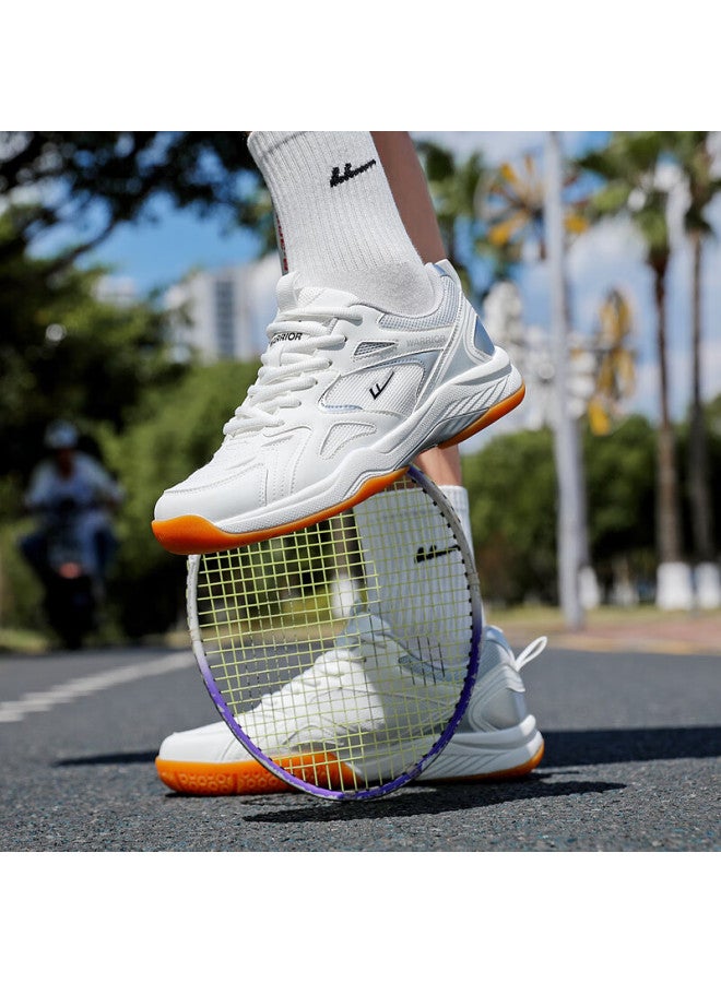 Warrior Badminton Shoes, Outdoor Training Sneakers, Versatile Casual Shoes For Couples, Wxy-m920c, Beige-gray, Size 40 - Image 2