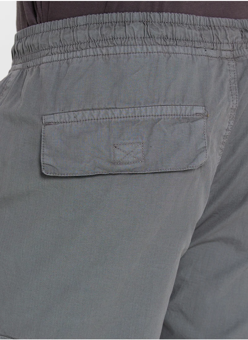 BRAVE SOUL Cotton Ripstop Cargo Pants