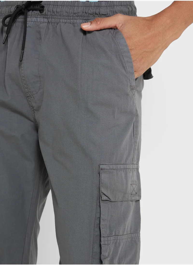 BRAVE SOUL Cotton Ripstop Cargo Pants