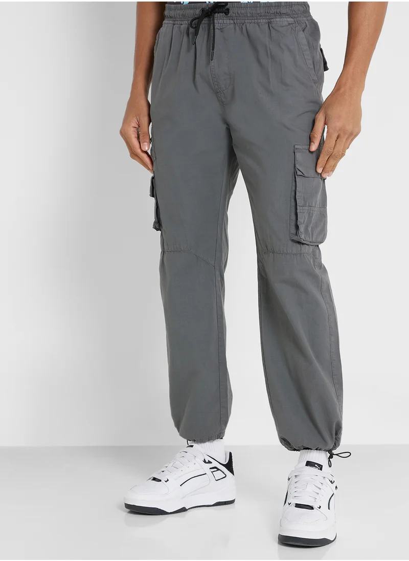 BRAVE SOUL Cotton Ripstop Cargo Pants