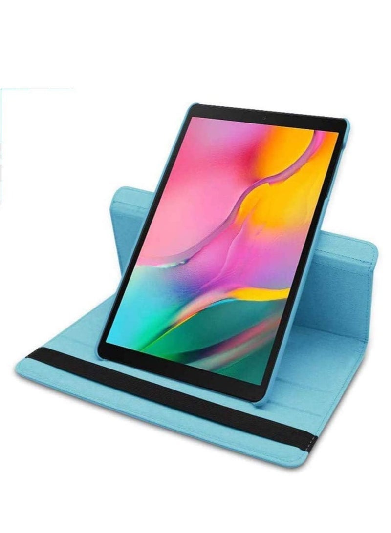 SmartGrist Samsung Galaxy Tab A7 Lite 8.7 2021 Case 360 Degree Rotating Stand [Auto Sleep/Wake] Folio Leather Smart Cover Case for Samsung Tab A7 Lite 8.7 inch 2021 Tablet [SM-T220/T225/T227](Light Blue) - Image 3