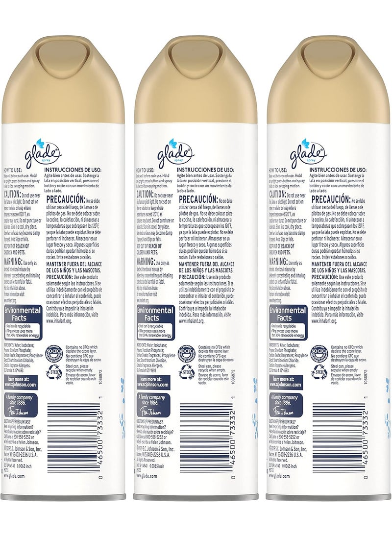 Glade Glade Air Freshener 8 OZ Pack  3  Clean Linen  - Image 2