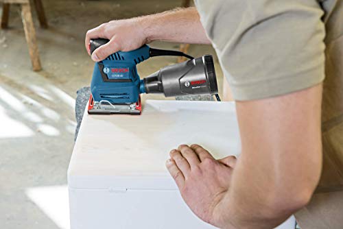 BOSCH GSS20-40 Orbital Finishing Sander 1/4-Sheet, 2 Amp, 12000 OPM with Dust Collector - Image 4