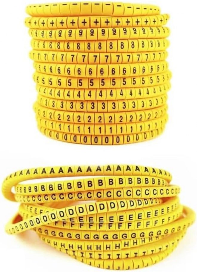 Number Tube Wire 500/50PCS EC-2 EC-3 Cable Markers Letter A to Z Cable Wire Markers Color(C,EC-3-35(50PCS)) - Image 3