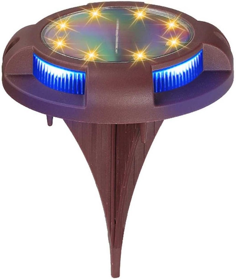 klarako Solar Ground Lights 4pcs Solar Lights Outdoor Waterproof Solar Garden Lights Outdoor InGround Lights Landscape Lighting Spring Summer Decor Lights For Yard, Patio, Walkway (D) - Image 1