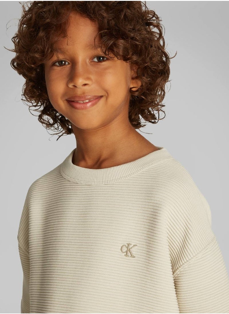 Calvin Klein Jeans - Boys' T-shirt And Shorts Set - Cotton Blend, Grey - Image 1