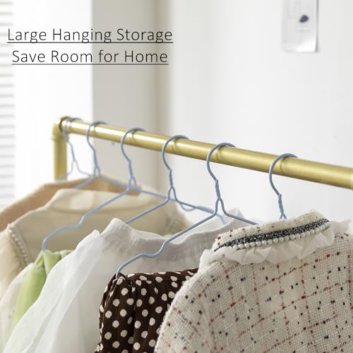 DOFURNILIM Kids Pipes Dress up Racks, Kids Clothing Racks, Child Garment Racks, Hanging Clothes Rod Storage Shelf Organizers Shelves Shelving, Gold Metal - Image 5