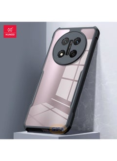 XUNDD Honor X9c 5G Case, SGS Drop Proof Certification Case, Soft TPU Bumper + Acrylic Clear Back Airbags Drop Protection Anti-Fall Case for Honor X9c 5G 6.78 inch, Clear/Black  - Image 4