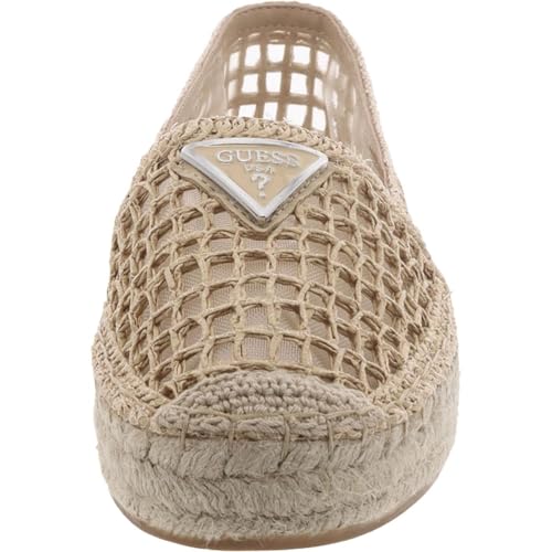 GUESS Women's Mones Flat Sandal, Light Natural, 8.5 - Image 2