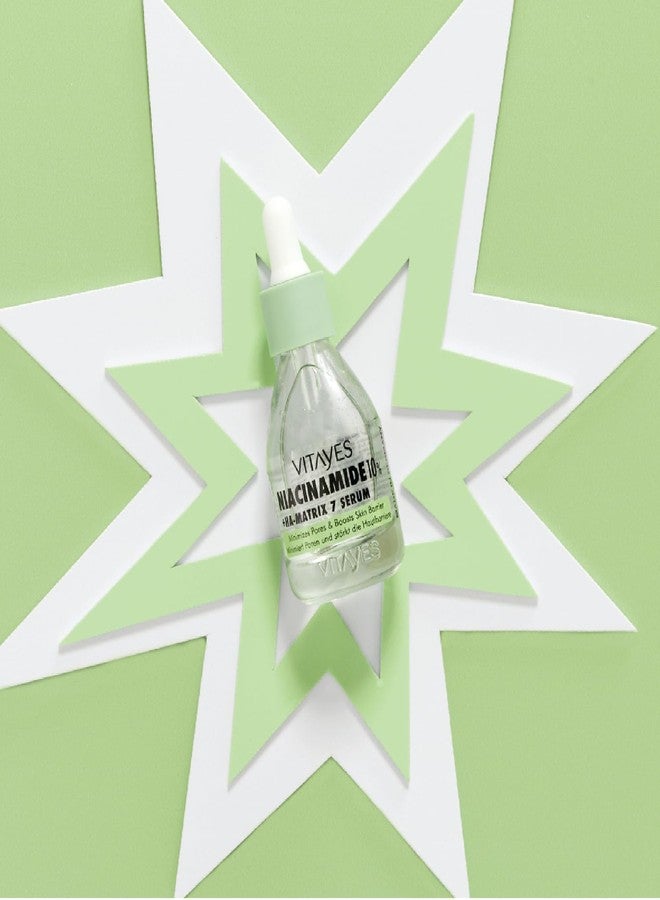 VITAYES b!right 10% Niacinamide Hyaluronic Acid Serum - Pore Refinement, Strengthening the Skin Barrier, Moisturizing, Anti Aging - for Radiant & Rejuvenated Skin - 1.01 Fl Oz - Image 5