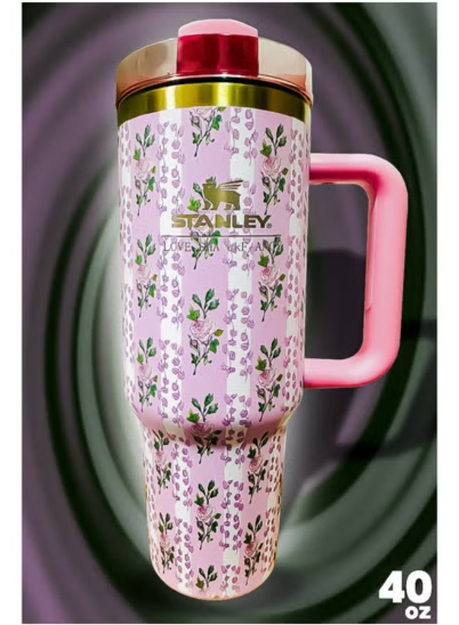 Stanley 40oz Tumbler – Stainless Steel Insulated Travel Mug with Reusable Straw – BPA Free, Eco Friendly & Dishwasher Safe – Leakproof FlowState Lid & Double Wall Vacuum Insulation – Keeps Drinks Hot 16H & Cold 24H – Slim Base Fits Car Cup Holders – Ergonomic Handle for Easy Carrying at Home, Work, Travel & Outdoors - Image 2