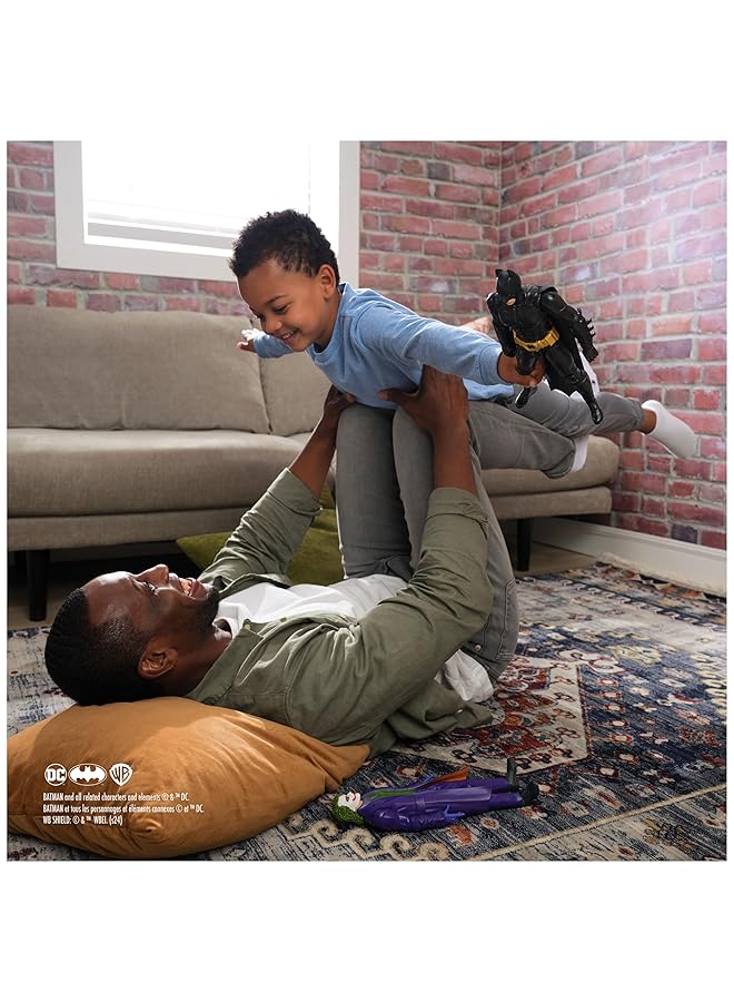 دي سي كوميكس باتمان فارس الظلام باتمان مجسم متحرك 30 سم، إصدار محدود بمناسبة الذكرى السنوية الخامسة والثمانين، ألعاب أطفال قابلة للتحصيل للأولاد والبنات من سن 3 سنوات فما فوق - Image 4