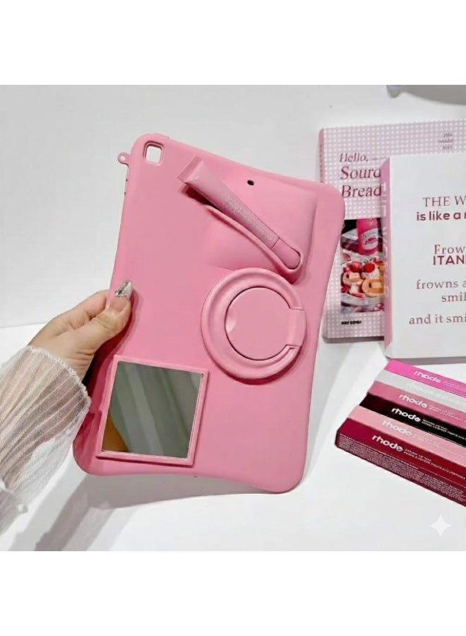 rhode 3D Lipstick Make-up Silicone Case For iPad 10.2 Inch iPad 9th Generation 2021/8th Gen 2020/7th Gen 2019 (lip Gloss + Rope included) - Image 2