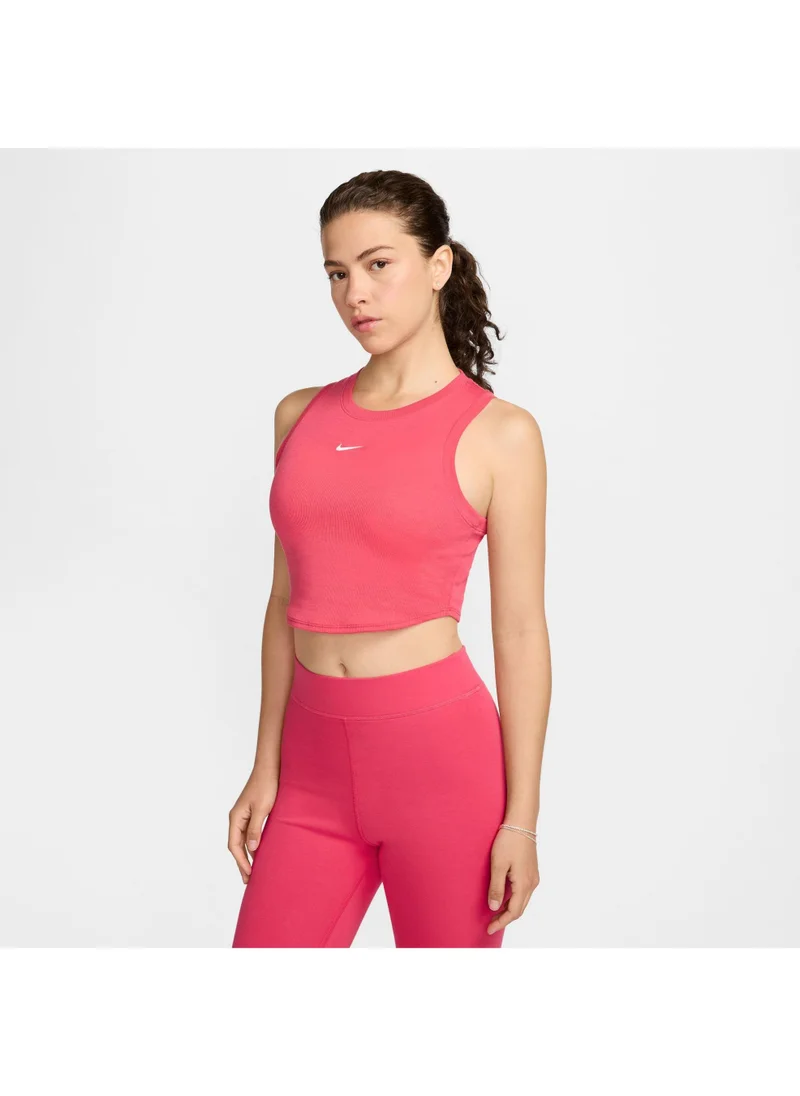 نايكي Nsw Essential Ribbed Cropped Tank
