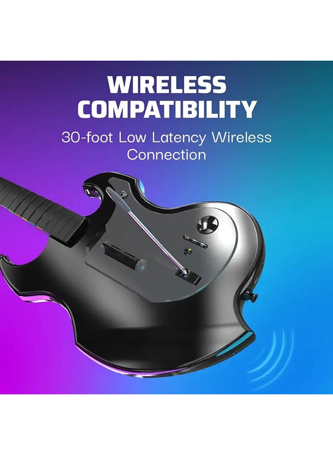 PDP RIFFMASTER Wireless Guitar Controller PS 5 and PS 4 - Black - Image 3