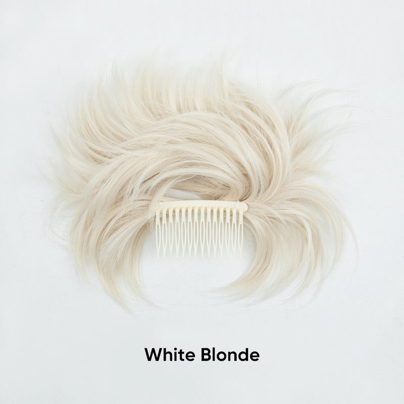 Generic Cross-border European and American wig womens adjustable comb ball head wig bun hair ring chicken nest head messy wig piece 60