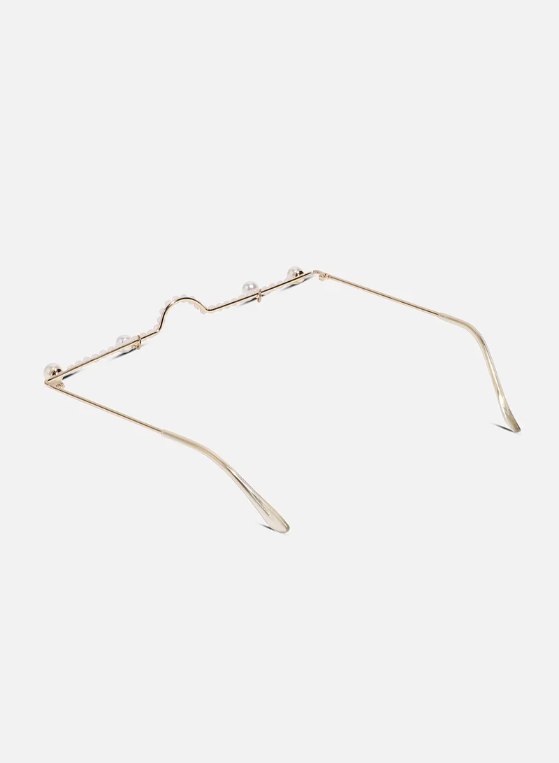 Haute Sauce HAUTE SAUCE by  Campus Sutra Women Half Rim Embellished Frames