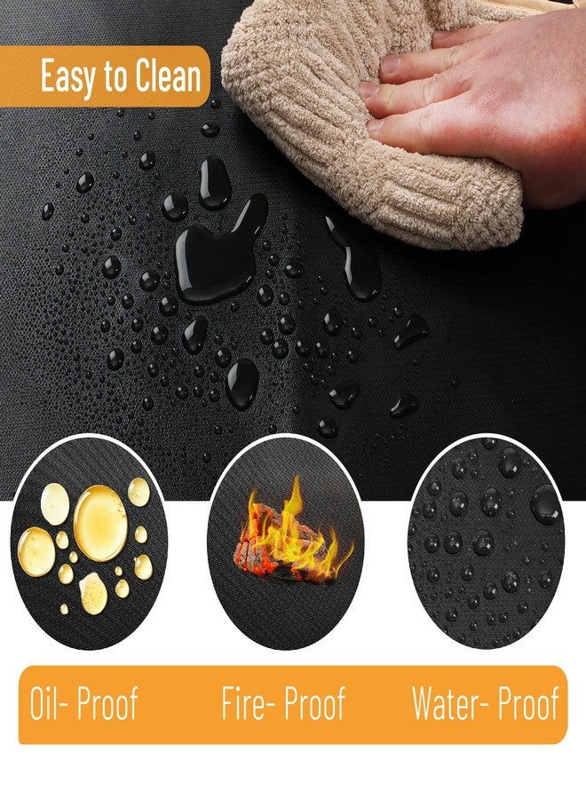 UNCO - Nonstick Grilling Mats for 22 Inch Blackstone Griddle, Resuable Cooking Mats for Grilling, BPA and PFOA Made of Four Layered Non-Itchy Silicone Coated Fberglass - Image 4