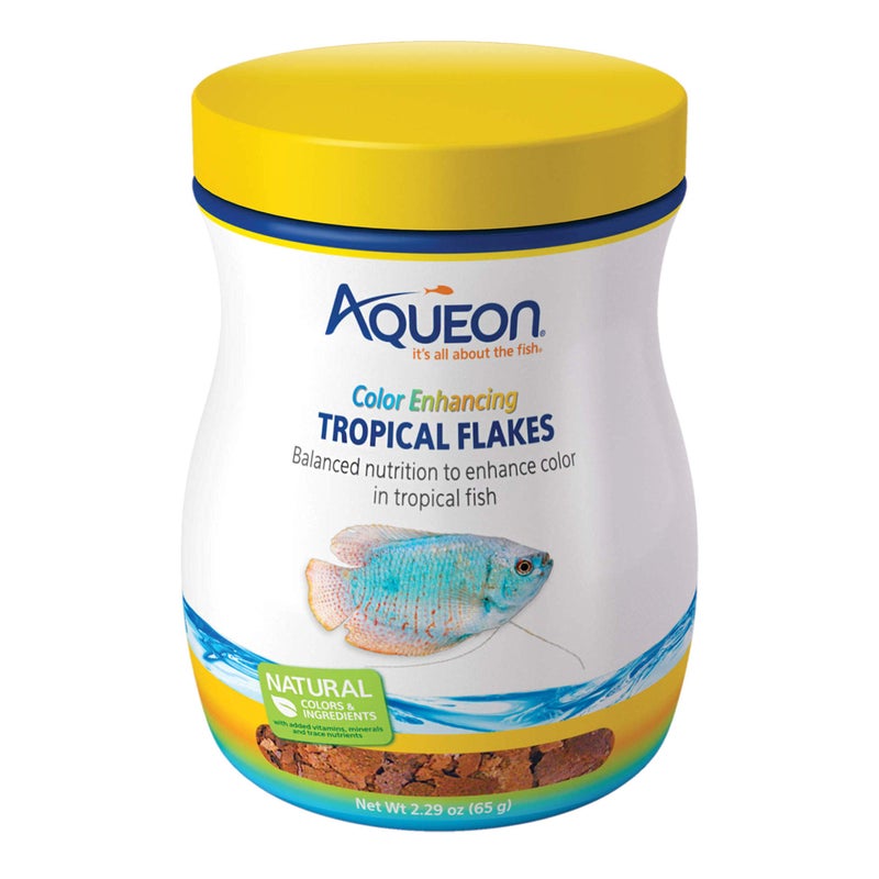 Aqueon Tropical Flakes Color Enhancing 2.29 Ounces Color - Image 1