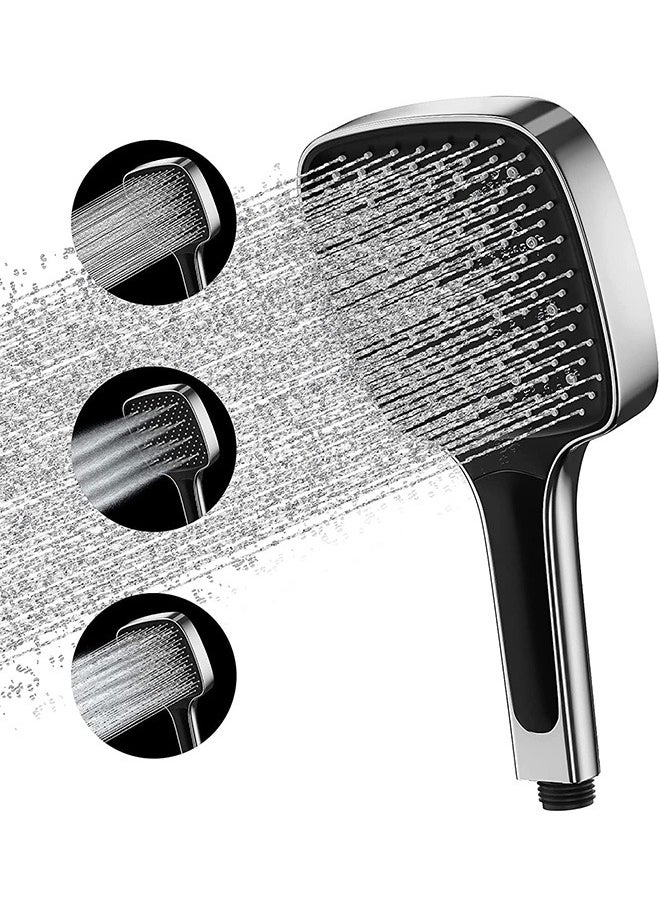 Garlo Shower Head, High Pressure Shower Heads with 3 Spray Modes, Powerful Shower Head Only, Universal Water Saving Large Shower Head  - Image 1