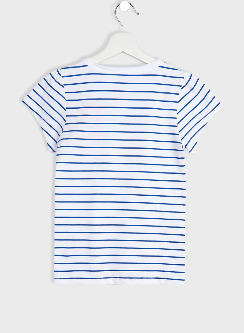 Pinata Striped T-Shirt And Joggers Set