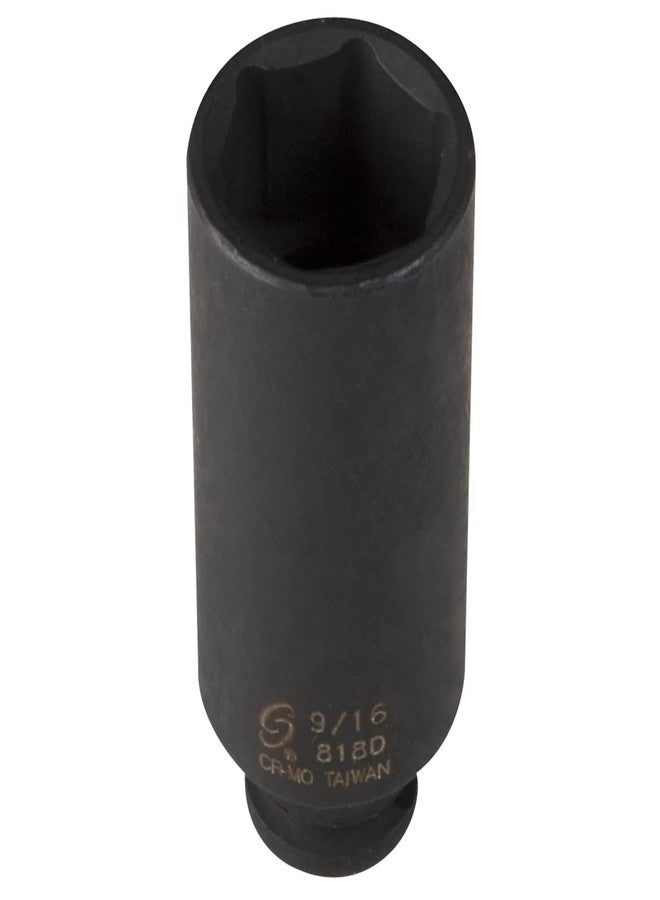Sunex Tools Sunex 818d 1/4-Inch Drive 9/16-Inch Deep Impact Socket