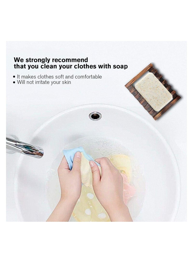 Cool Baby 2 Wooden Soap Dish Bamboo Holder Sink Deck Box Tray - Image 4