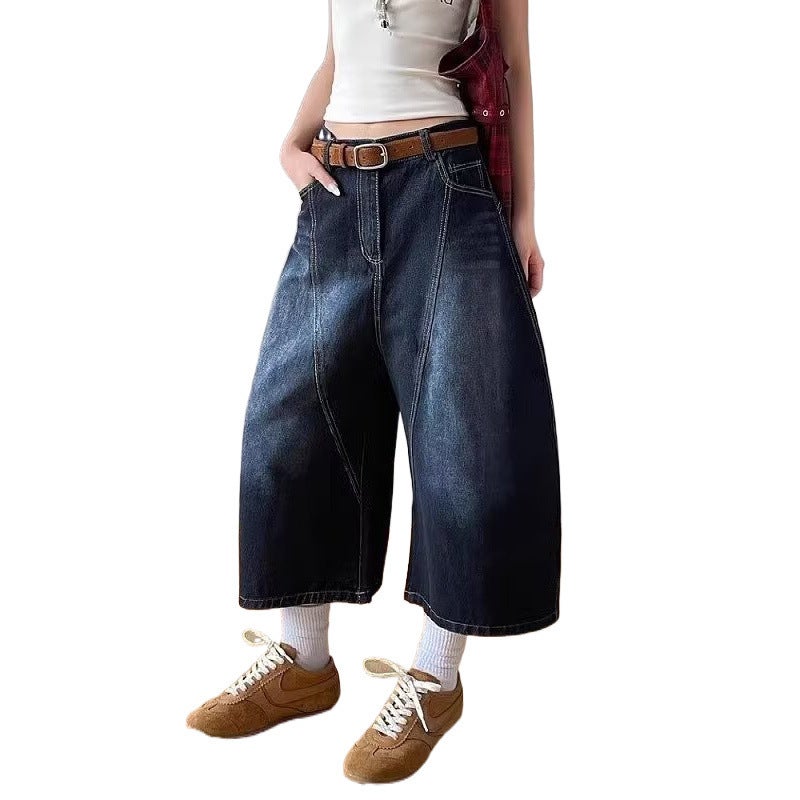Unisex Classic Denim Jeans Loose Fit Daily Outdoor Wear - Image 5