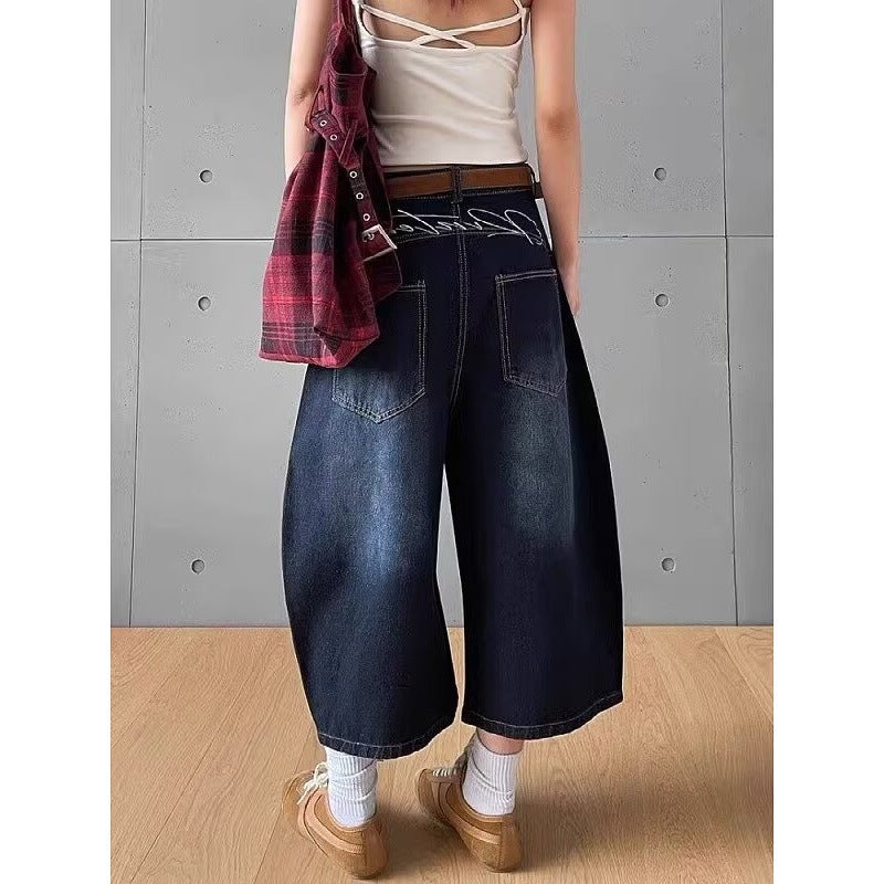 Unisex Classic Denim Jeans Loose Fit Daily Outdoor Wear - Image 4