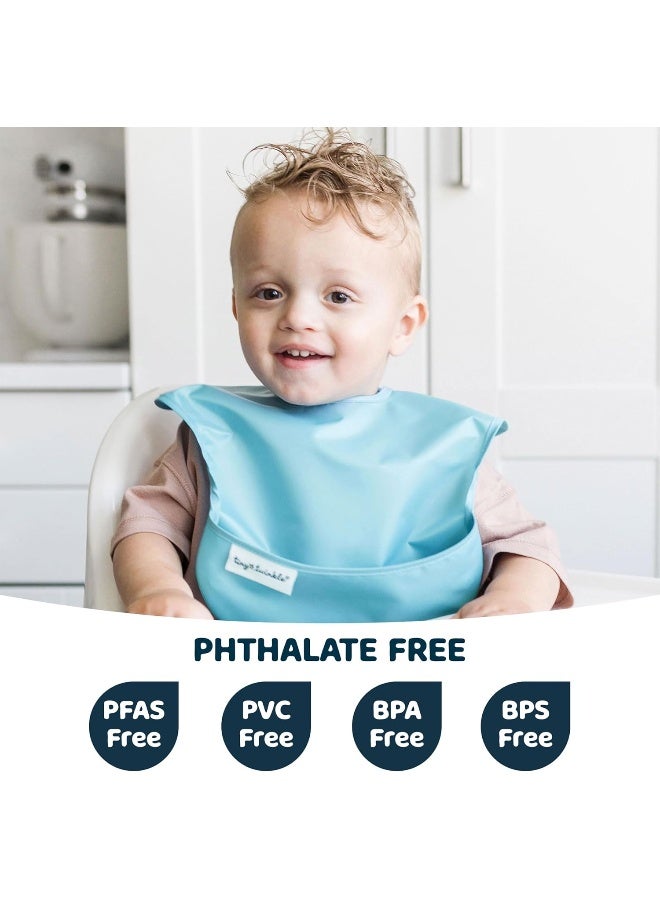 Tiny Twinkle Tiny Twinkle EB3-P5 Set of 3 Bibs Design in Repeltex Waterproof Sleeveless  - Image 2