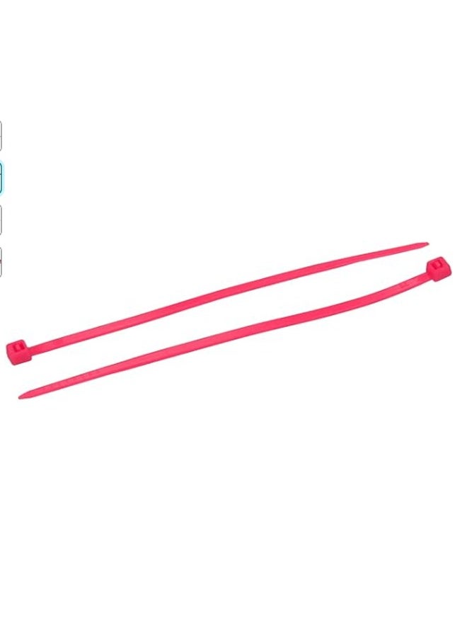 ZCM-HAPPY Pack of 300 Secure Bind 250mm White Cable Ties - Heavy Duty Nylon Zip Ties with 18kg Tensile Strength for Office, Household, and Outdoor Use  - Image 2