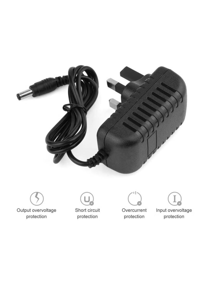 R.VIHAN UK G-Type Plug 12V 2A Power Adapter | AC 100-240V to DC Converter | Wall Charger for LED Lights, Massage Gun, CCTV, and More - Image 5