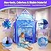 WillingHeart Princess Play Tent for Girls Ice Castle Imaginative Fairy Tale Pretend Game Playhouse Indoor Outdoor Pop Up Kids Tent Toy Gift for Children Toddlers Festival Birthday Party - Image 4