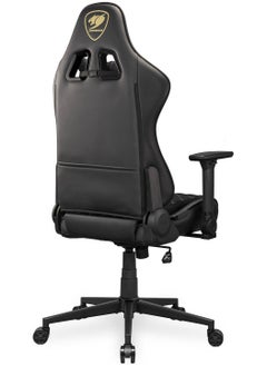 Cougar Cougar Armor One V2 F Gaming Chair – Woven Fabric Surface, 4D Adjustable Armrests, 155° Recline, Gas Lift Height Adjustment, Supports up to 120kg – Black/Gold | 3MA2FGLB.0001  - Image 5