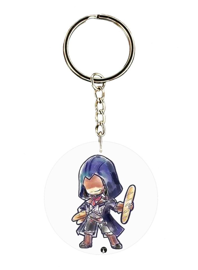 Assassins Creed Printed Keychain
